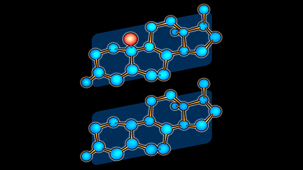 T Molecule Graphic